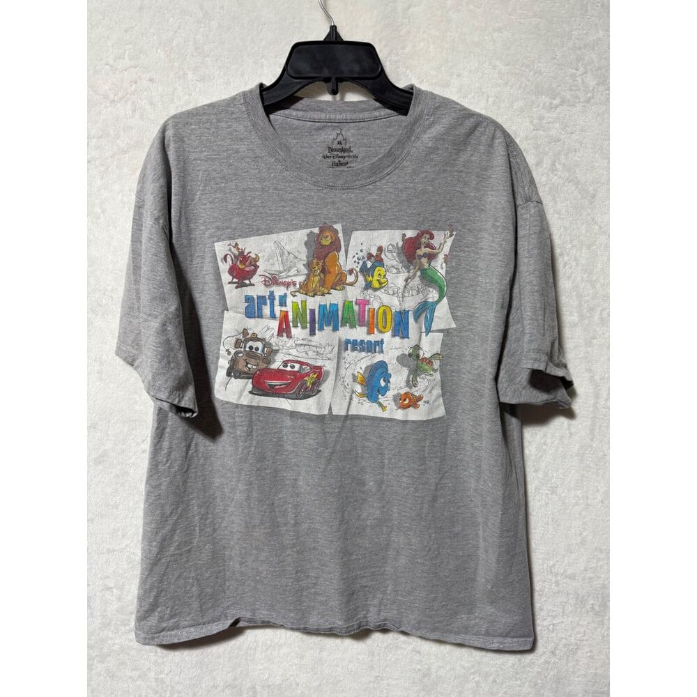 Vintage Disneyland Resort Walt Disney World Hanes Art of Animation Shirt Size XL